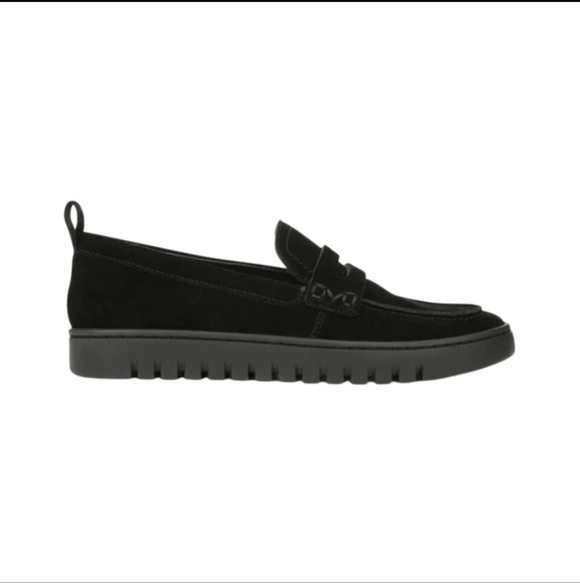 Vionic Shoes - Vionic Women's Uptown Suede Loafer - Black